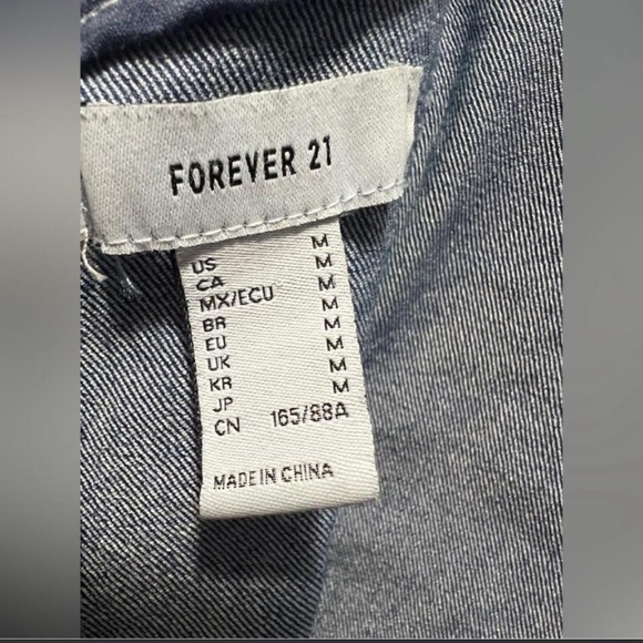 Forever 21 Blue Denim Top - Picture 7 of 7